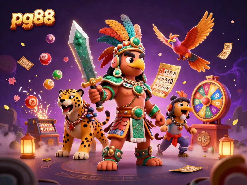 Experience thrilling gameplay at pg88 with dynamic lottery elements and vibrant characters.