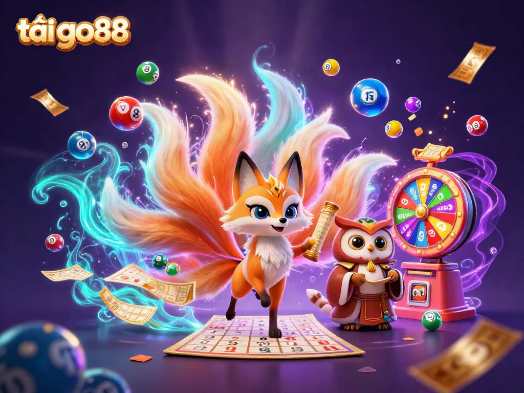 Engage in thrilling gameplay with tải go88 illustrated to feature exciting game elements like the fox spirit and dynamic bingo.