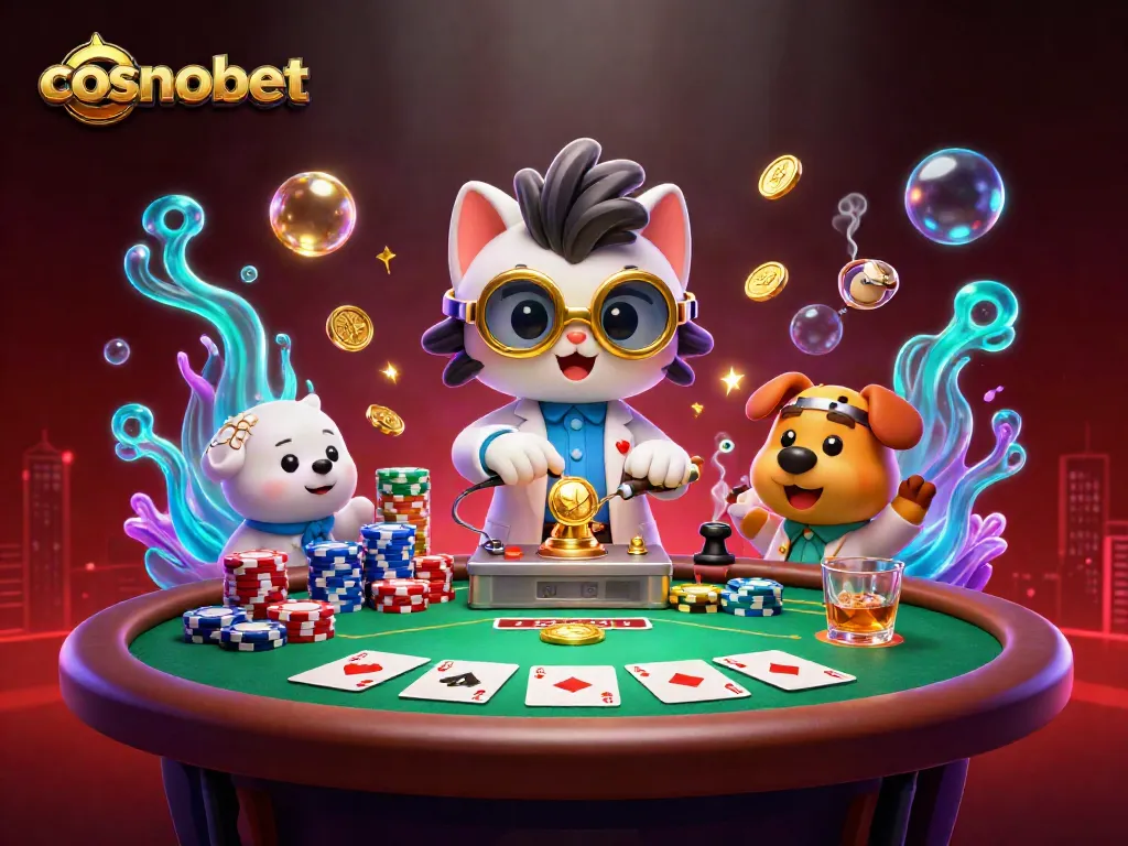 Experience thrilling gaming adventures with cosmobet in this vibrant casino scene.