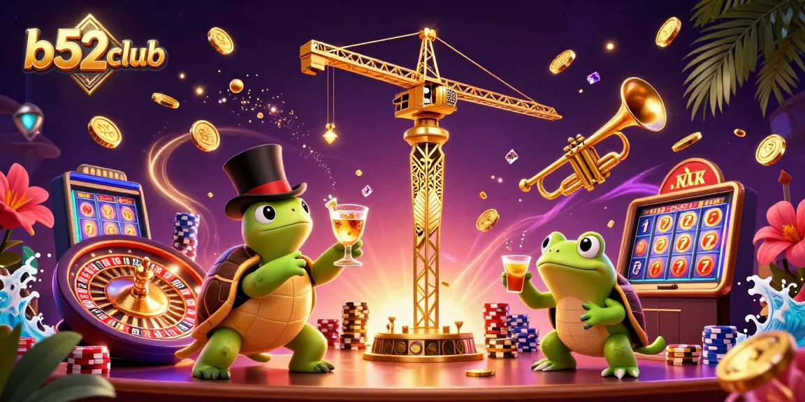 Experience excitement at b52club with lively characters and dazzling casino elements.