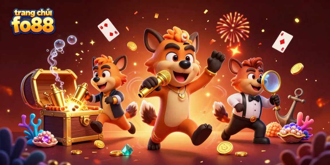 Experience the thrills at trang chủ fo88 with hyenas entertaining in a vibrant casino setting.
