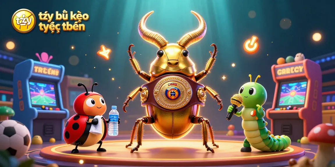 Experience thrilling sports betting actions with tỷ lệ kèo trực tuyến in an ultra-detailed 3D cartoon scene.