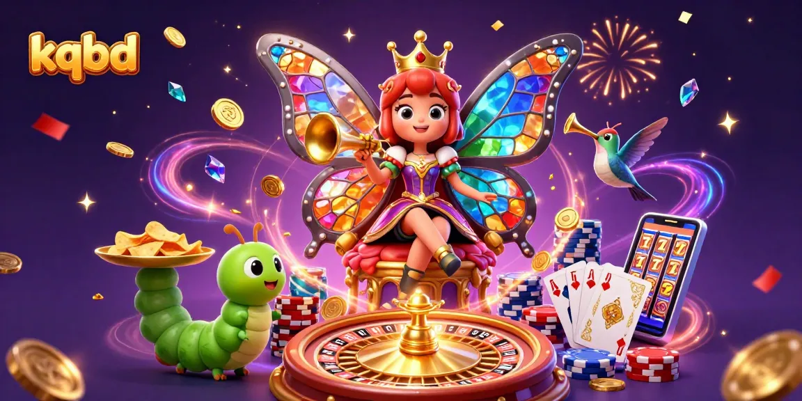 Engage with kqbd's outstanding gambling scene, showcasing vibrant characters and dynamic gaming elements.